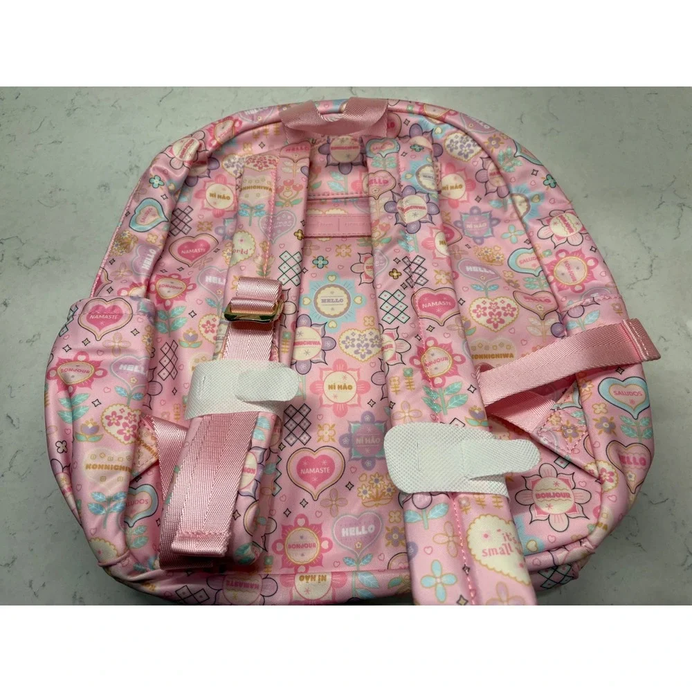 NWT Disney Parks Stoney Clover Lane Its A Small World Pink Mini Backpack